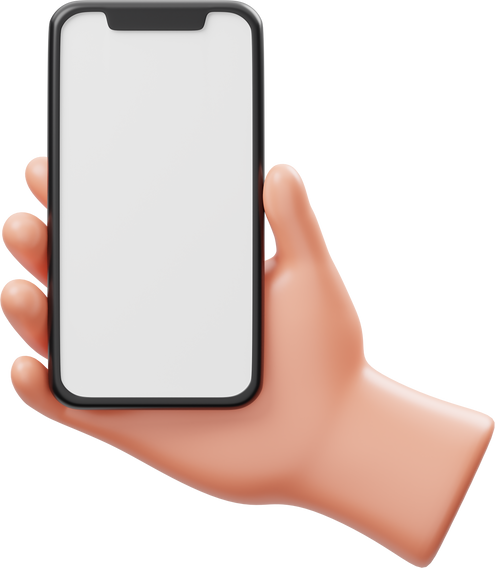 Holding Phone 3D Icon
